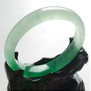 High Grade Jade Half Green Half White Women Bracelet Talisman Magical Beauty Natural Energy Purification Magnetic Field Jewelry